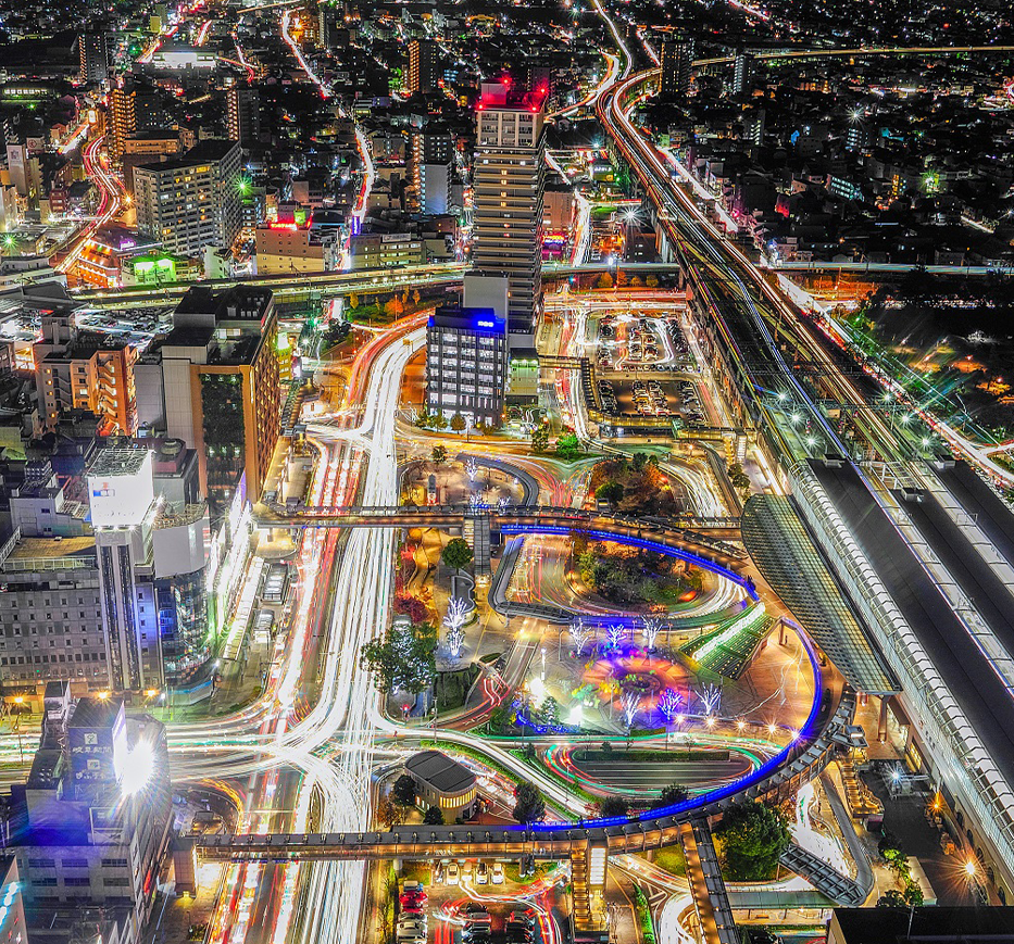 岐阜市夜景
